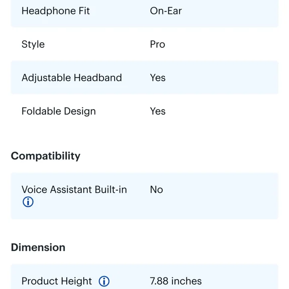 New! SONY Wired On-Ear Headphones ZX Series Black School Kids MDRZX110 3.5mm NIB - Picture 8 of 11